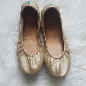 Champagne Gold Tieks - Size 7 Like New!